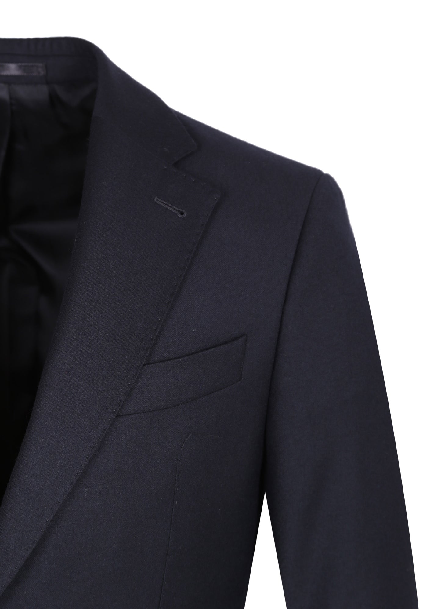 Charcoal Half Canvas %100 Wool Italian Finitura Fellice Fabric Suit